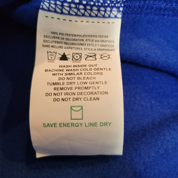 NWT  Majestic Fan Fashion Women's S   KC Royals  Sweatshirt   Top   Blue - Picture 4 of 11